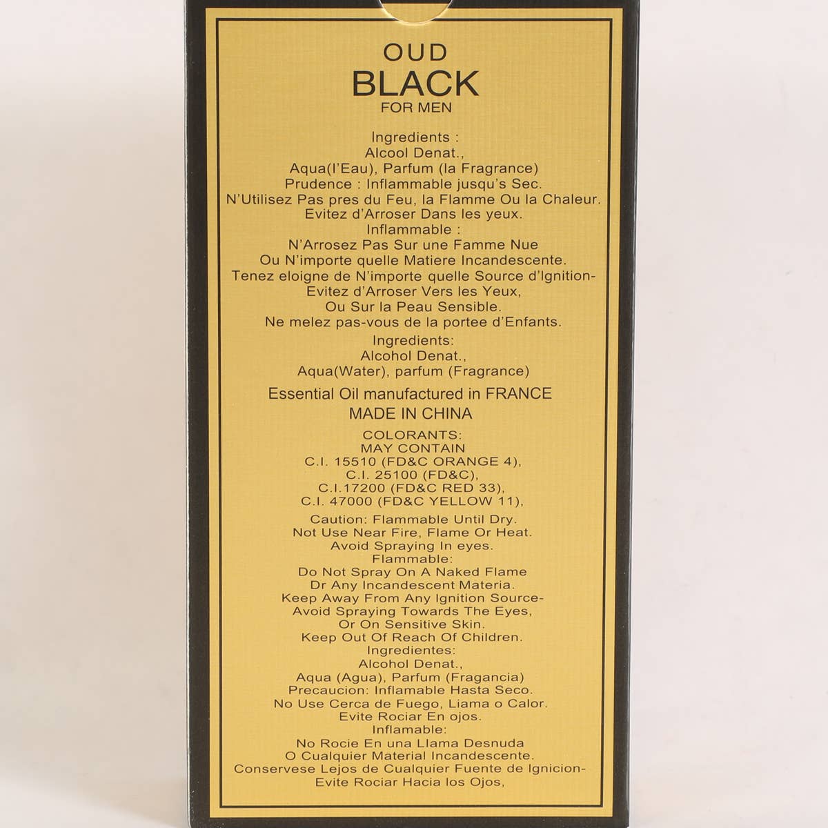 Oud Black For Men EDP 100ml Perfume for Men