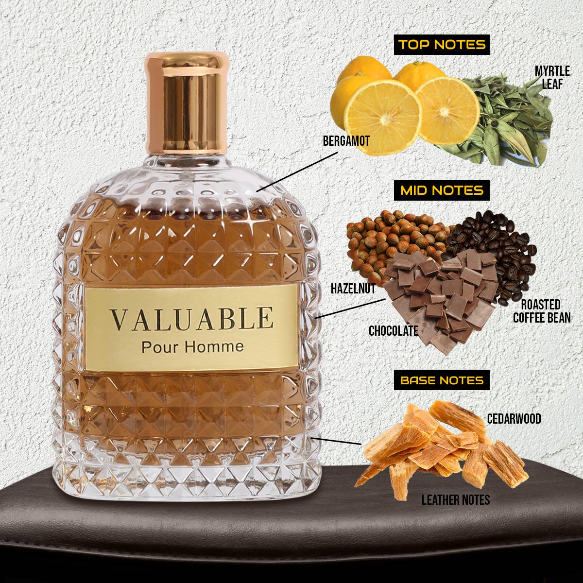 Valuable Pour Homme Spray Cologne Eau De Parfum for Men