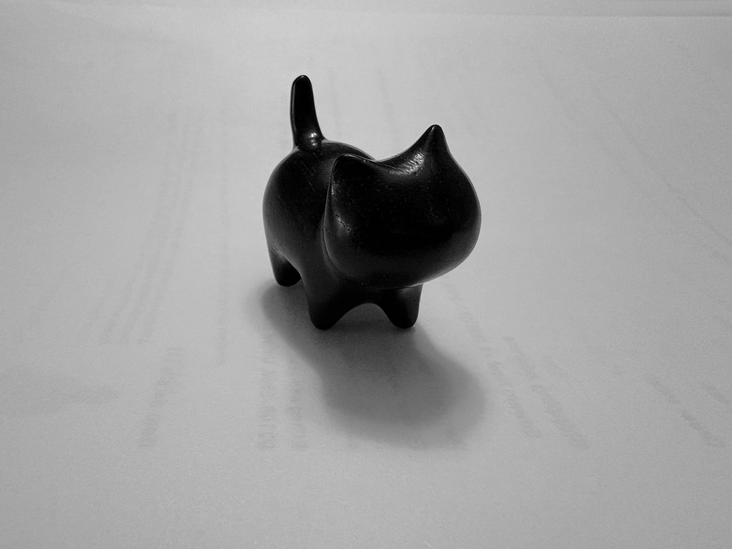 Carved Ebony Kitten